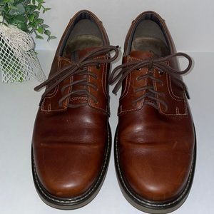 Mens Clarks Leather Lace Up Loafers